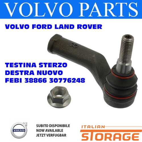 Volvo V70 S80 XC70 XC60 Head Steering Right New Febi 38866 30776248