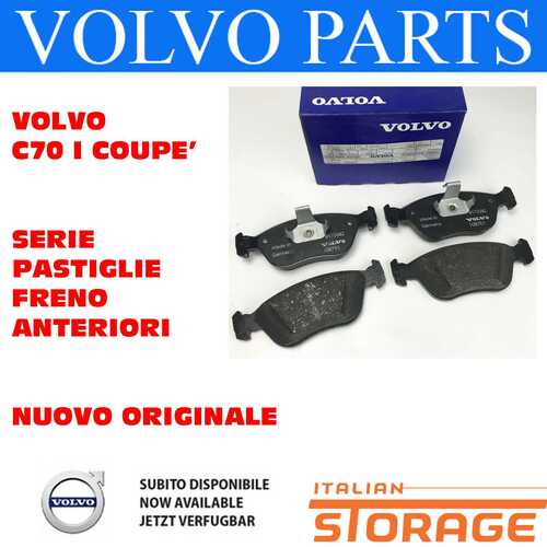 Volvo C70 I Coupe' Series Front Brake Pads New Original 272343